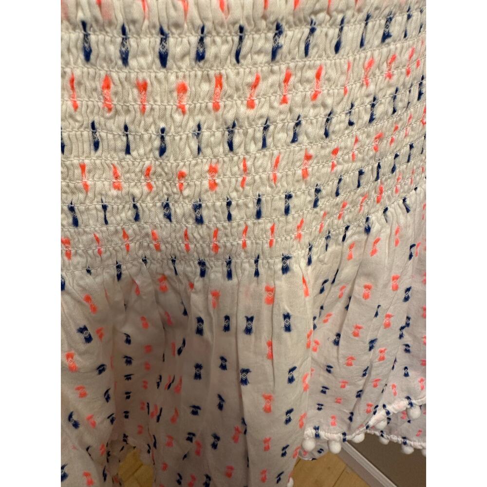 NWT Lilly Pulitzer Ethenia Resort White Neon Gauzy Clip Skirt Size Large - Picture 3 of 6
